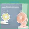 Portable Usb Table Fan With 8 Way Oscillation And Clipon Design For Home Office