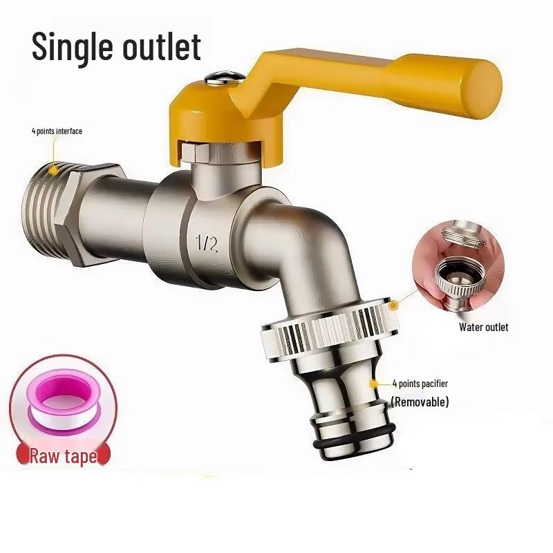 

Outdoor Dual-Outlet Garden Faucet