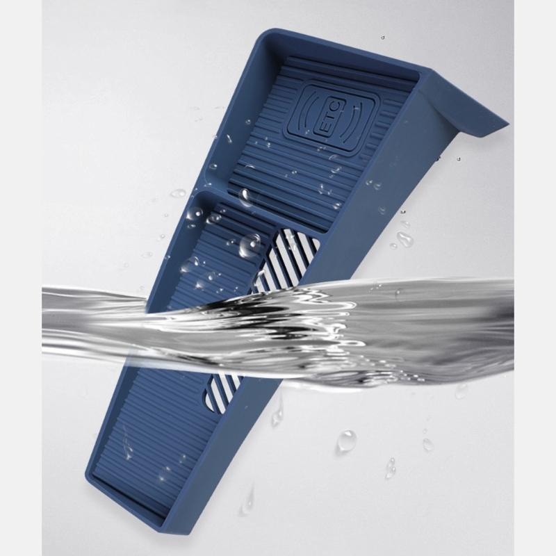 Universal Flexible Silicone Storage Organizers Tray Nonslip Shockproof Design Food Grade Materials Interior Accessories