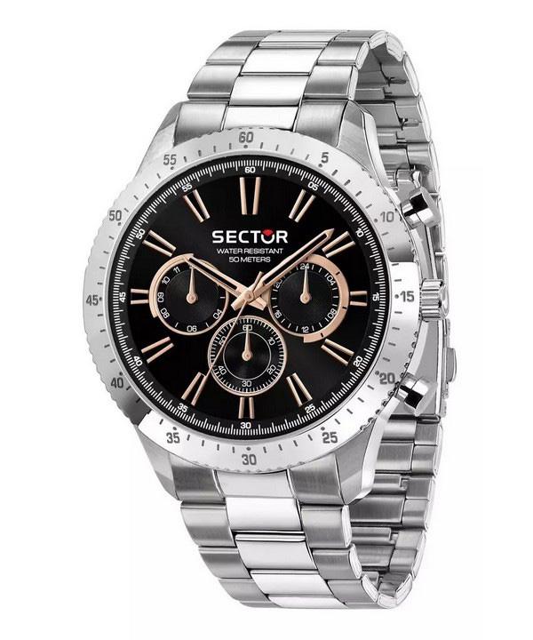 

Sector 270 Multifunction Stainless Steel Black Dial Quartz R3253578028 Men s Watch чёрный