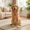 4PCS Dirt-Resistant Dog Shoes Wear Resistant Pet Floor Socks Cute Dog Paw Protector  Home
