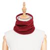 Unisex Wool Neck Gaiter: Faux Collar for Cervical Support, Thickened, Warm Knitted Scarf & Head Protector.