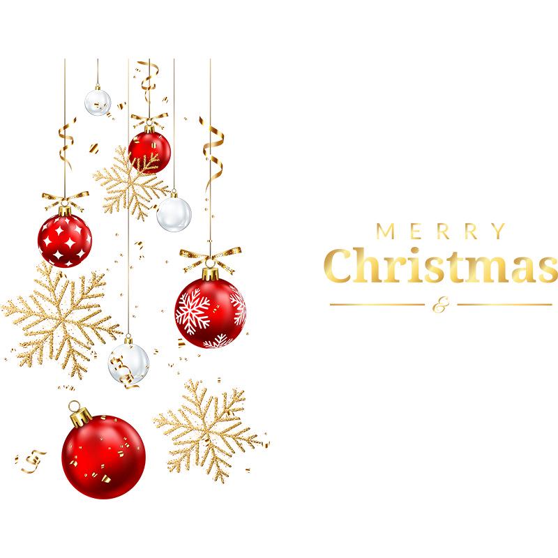 2026 Holiday Window Stickers: New Year and Christmas Static Cling Decals for Glass and Doors