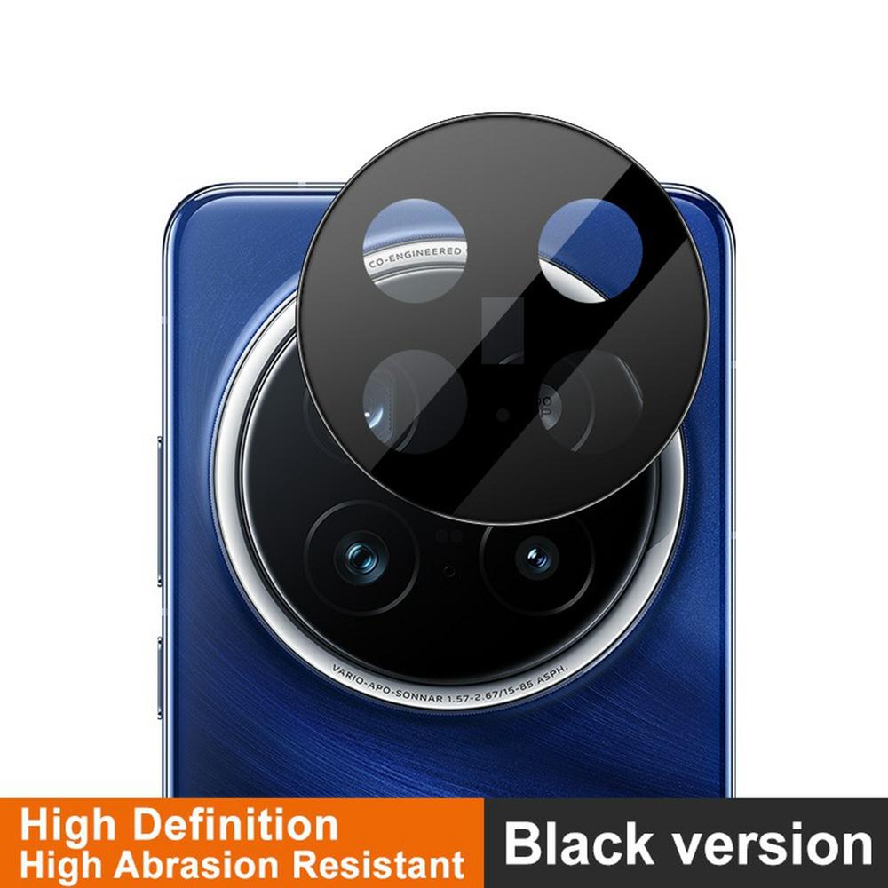IMAK For vivo X200 Pro 5G Camera Lens Protector Tempered Glass HD Clear Lens Film (Black Version)