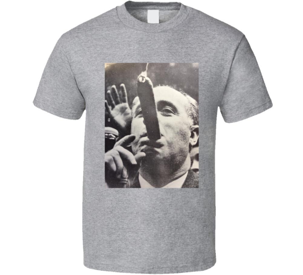 New Red Auerback Big Stogie Basketball Coach Fan T Shirt S