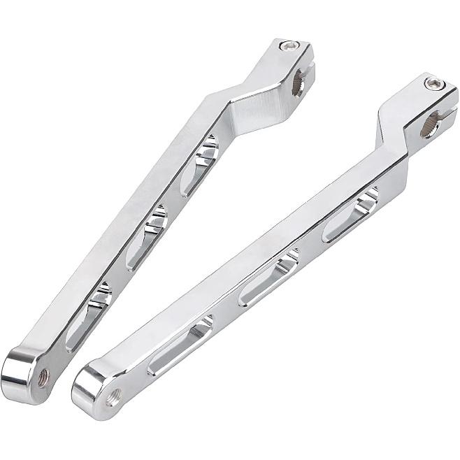 SHMT Extended Shifter Lever Heel Toe 9.84" Shift Levers for Harley Street Electra Road Glide FLHR FLHT FLTR Softail FL