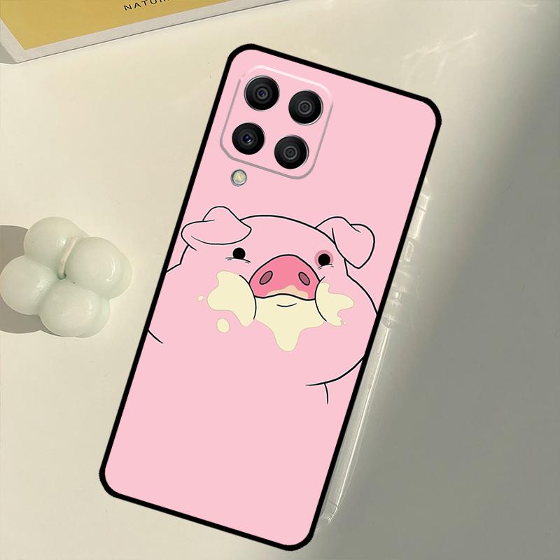 Cartoon Pig For Samsung Galaxy M33 M13 M14 M12 M32 M52 M31 M55 M15 M11 M21 M35 M53 M34 M54 M06 M16 Case