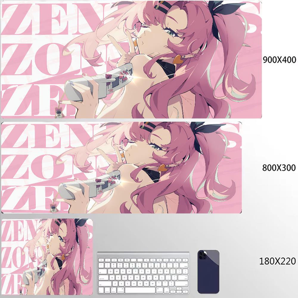 New Design Zenless Zone Zero Mouse Pad Ye Shunguang Remielle Sigrid XXL Large Mousepad Keyboard Pad Desk Mat Keyboard Mats