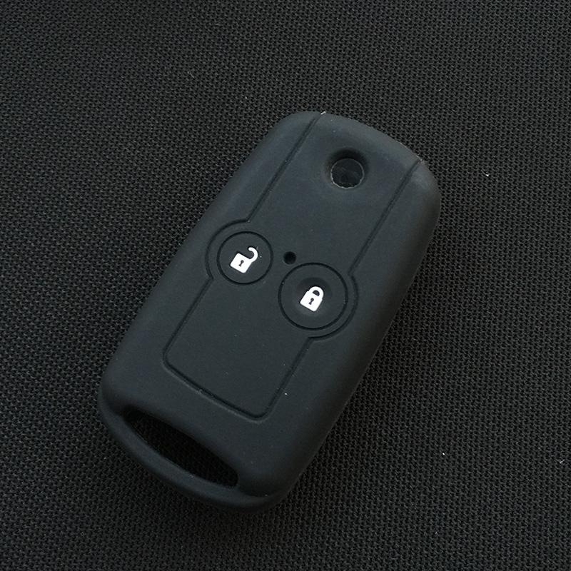 Silikon Fernbedienung Auto Schlüsselanhänger Hülle Abdeckung Schutz für Honda Accord Civic IX CRV Odyssey FIT CITY 2 Tasten Klappschlüssel