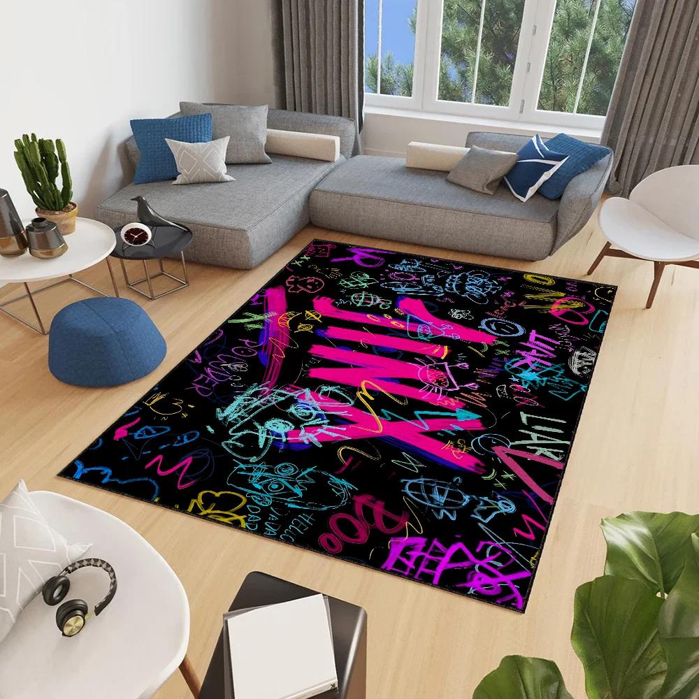 Door Mat Anti-Slip Kitchen J-JINX Bedroom Cartoon Handmade Tufted Rug Carpet Living Room A-Arcane2 Entrance Decoration