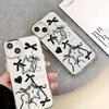 Transparent phone case for iPhone 11 12 13 iPhone 13 14 15 Pro 15 16 Pro Max Samsung A15 A16 A25 A26 A55 A56 S25 S24 S22 S23 Ultra S25 Edge