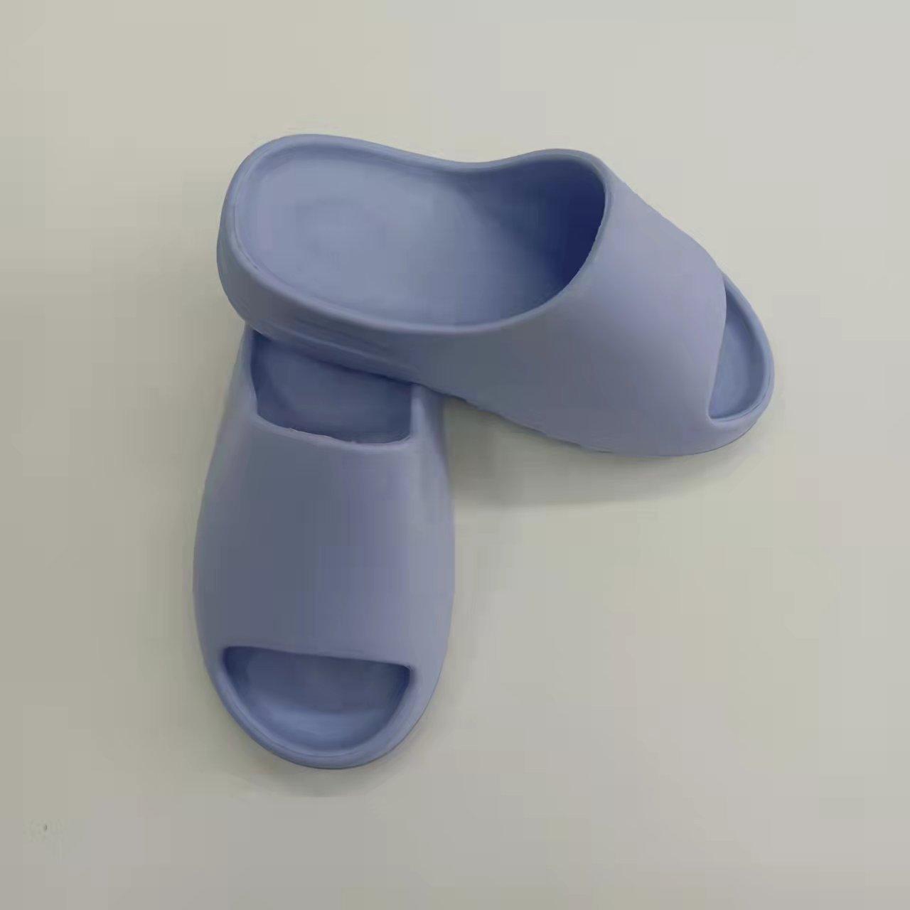 

Мода 2024 Мужские/женские летние шлепанцы Дышащие Прохладные Пляжные сандалии Вьетнамки Рыбий рот Мужские тапочки Легкие Молочно-белые Плюс 36-45 36 небесно-голубой