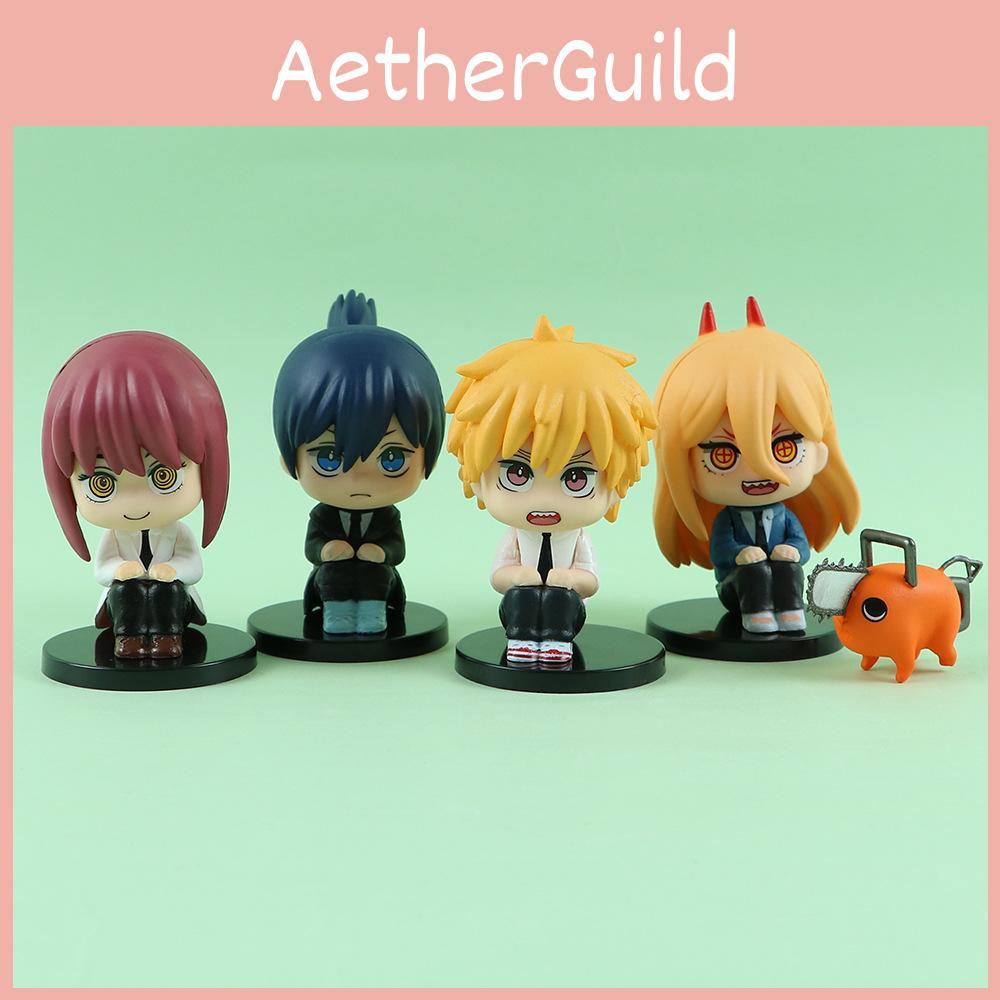 Anime Character Electric Chainsaw Man Toy Figures 5 Unique And Meticulously Crafted Figures. Perfect For Anime Collectors And Enthusiasts.