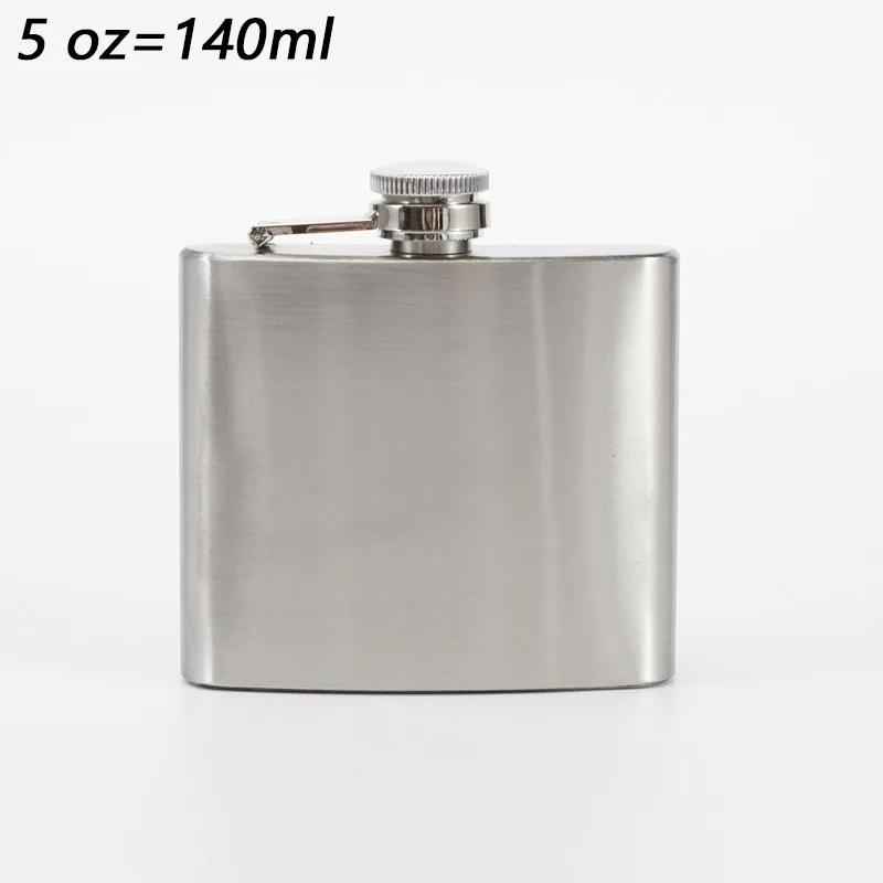 1-10 Oz Hip Flask High Quality Wine Whisky Pot Bottle Hip Flasks Drinker Alcohol Bottle Portable Drinkware Stainless Steel