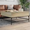 Vidaxl Coffee Table, Sonoma Oak, 95X95X45 Cm