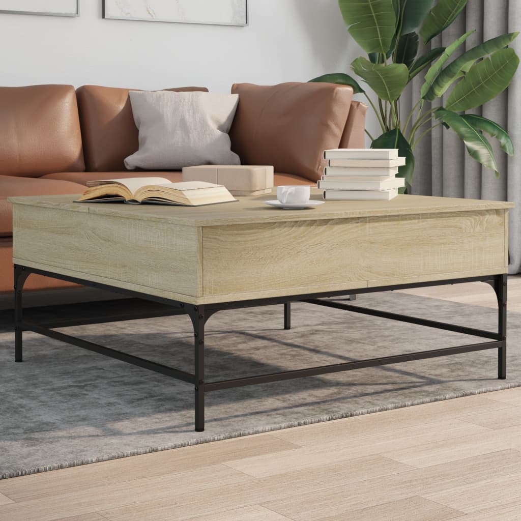 Vidaxl Coffee Table, Sonoma Oak, 95X95X45 Cm