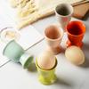 Ceramic Egg Cup Holders Macaron Color Creative Serving Cups Ins Style Egg Holder Cup Breakfast Banquet Eggs Base Kitchen Gadgets