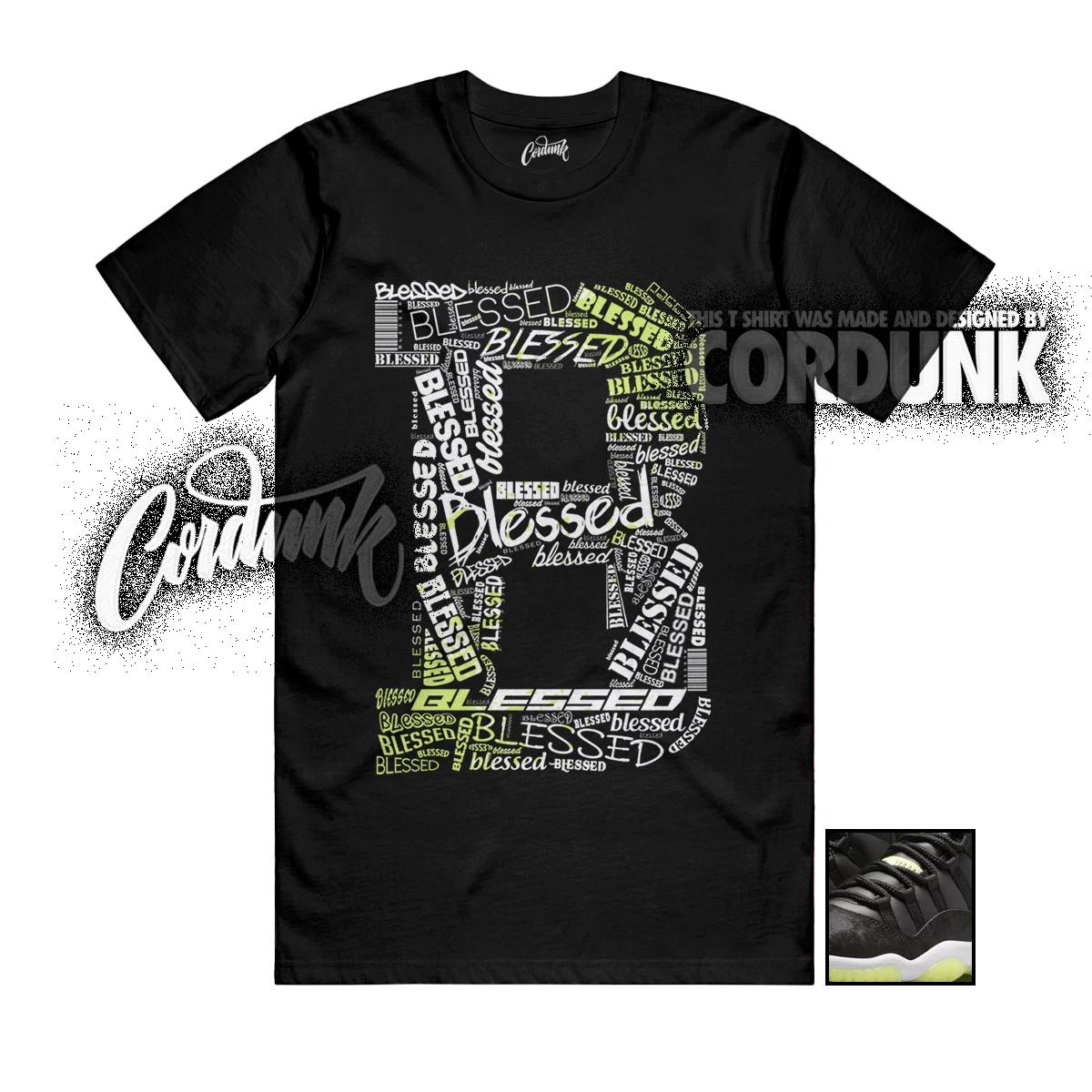 

11 Inner Beast GS Barely Volt Dark Raisin White Black T Shirt Match B BLS S