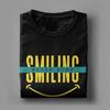 Men Never Stop Smiling Funny T Shirts  100% Cotton Tops Leisure Short Sleeve Round Collar Tees Gift Idea T-Shirt