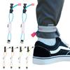Reflective Cycling Pants Cuff Band High Visibility Trouser Leg Straps Bicycle Trouser Bands for Night Walking Cycling Running