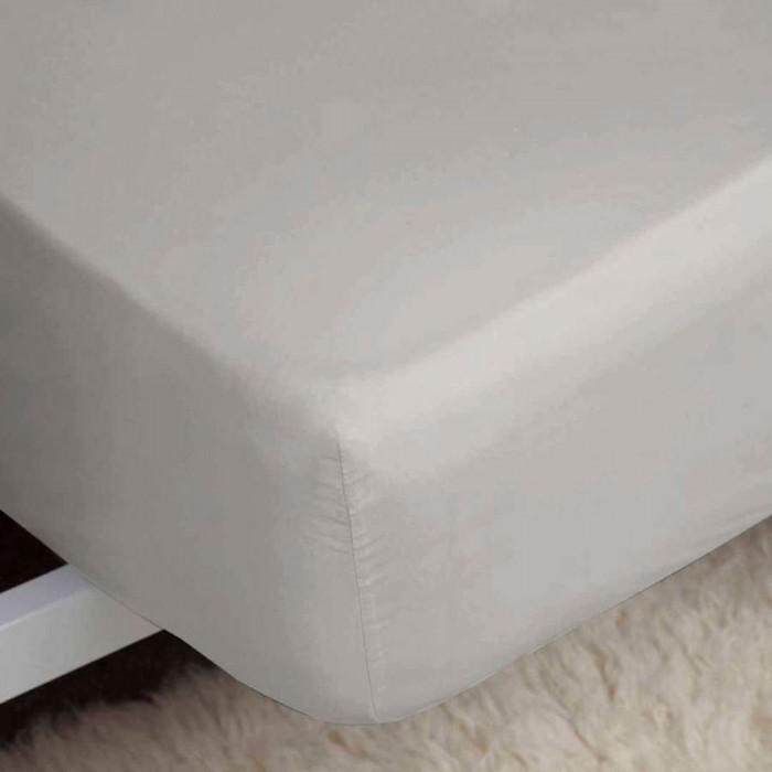 Belledorm 1000TC Egyptian Cotton Fitted Bed Sheet (Extra Deep 15in Fit) Emperor platine