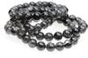 Black Rutilated Quartz Power Protection from Good Brazilian Natural Prayer Beads Black Rutilated Quartz [K.KOUOKU] Bracelet, Stone, Evil, Luck, Stone,