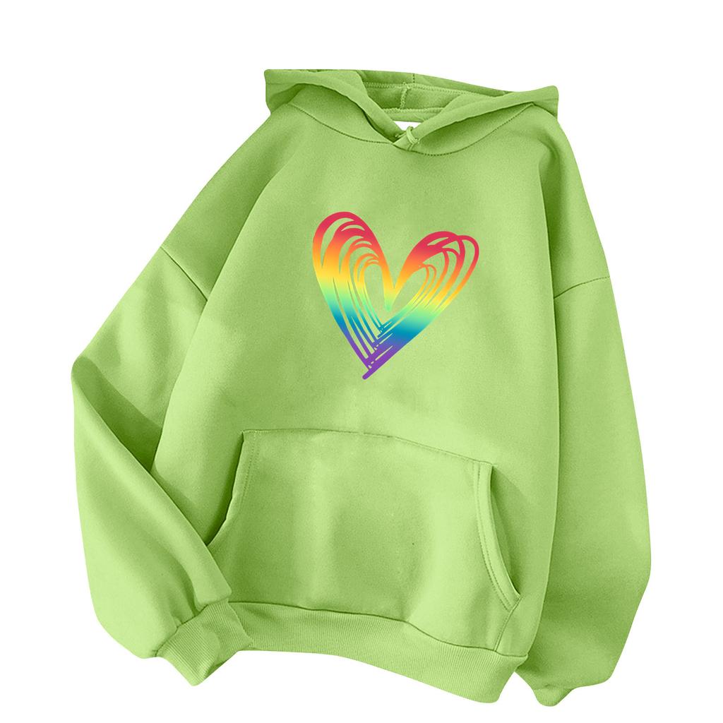 Modisches, lässiges Kapuzen-Sweatshirt für Damen, langärmelig