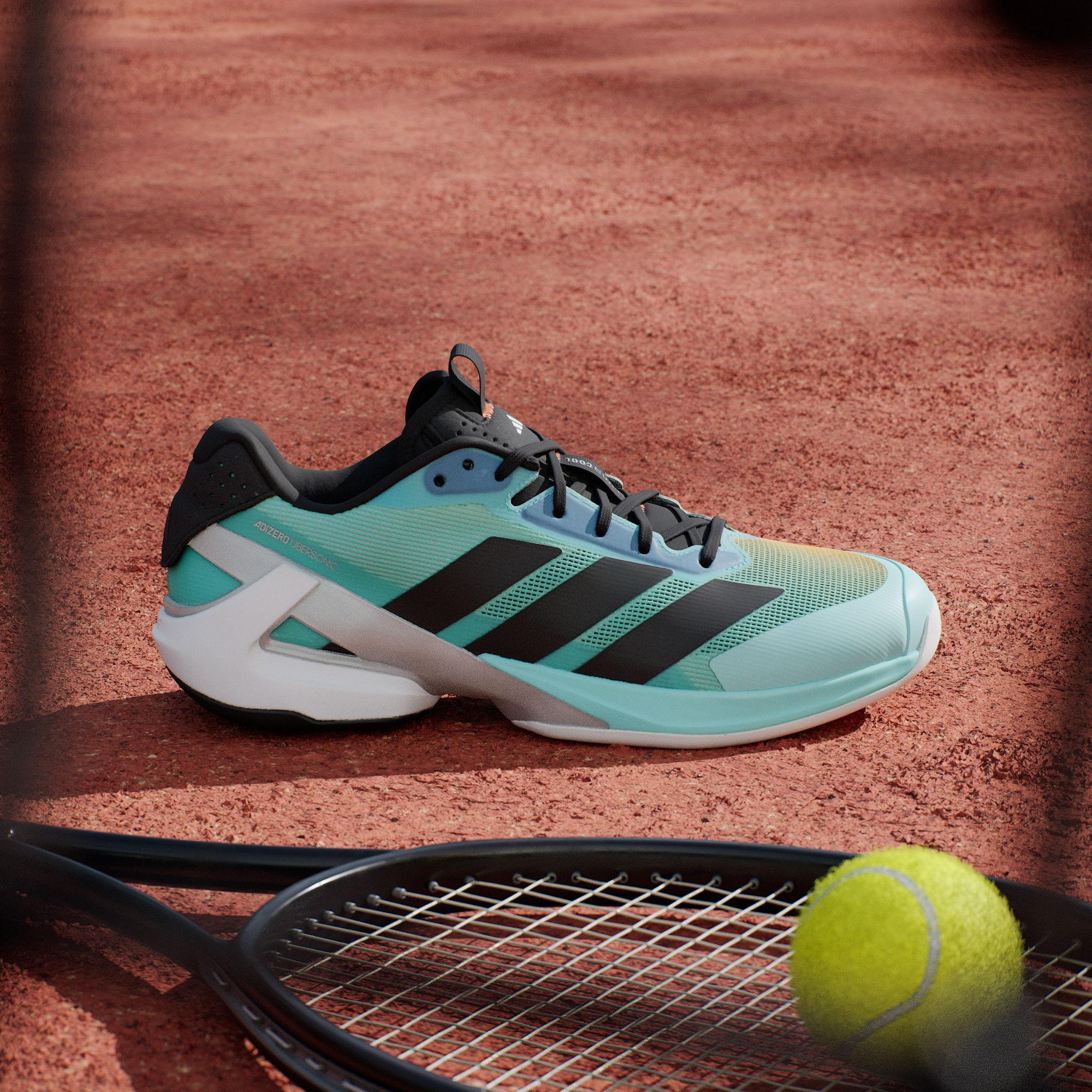 adidas Adizero Ubersonic 5 Flash Aqua Black Lucid Orange 40.5