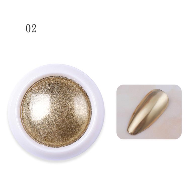 Rose Gold Glitter Nail Magic: Electroplating Mirror Powder