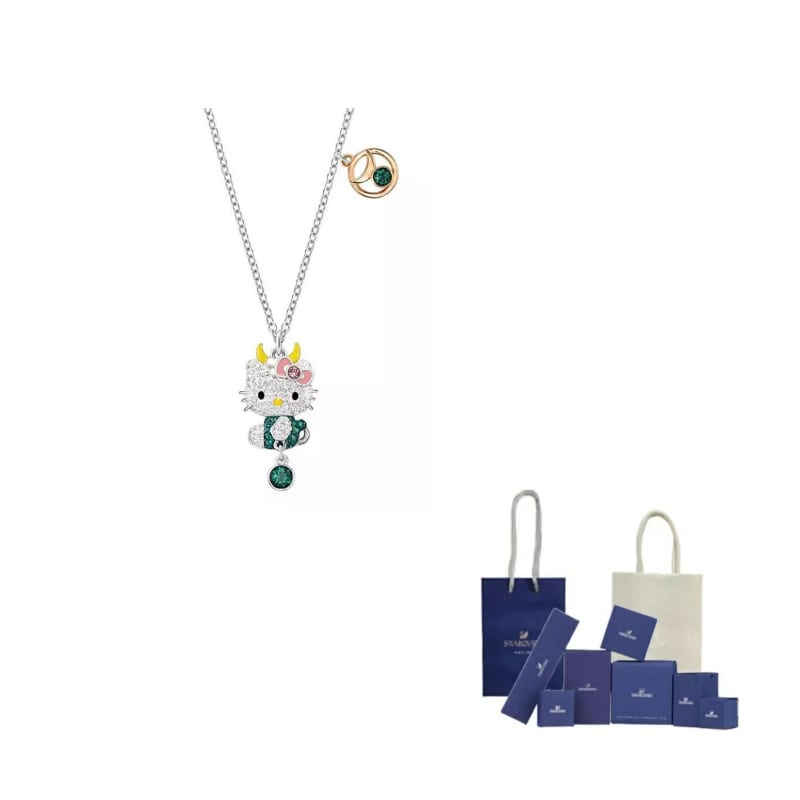 Swarovski Artificial Crystal Necklaces Women's Multicolor 5192749