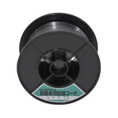 Meltec Automobilverkabelung Einzelader Quadrat mm Schwarz 30m Spule Wicklung Meltec Daiji Industries AV0.75 AV0.75-BK-30