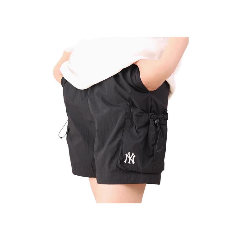 New MLB Basic New York YankeesGofcore Cargo Shorts Unisex Black 3ASMB0953-50BKS