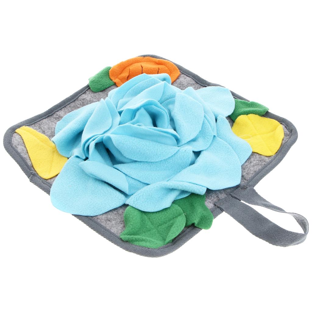 1pc Polar Fleece Rabbit Sniffing Pad Non Slip Bottom Hanging Design Bunny Foraging Mat Pet Snuffle Mat Bunny Feeding Training