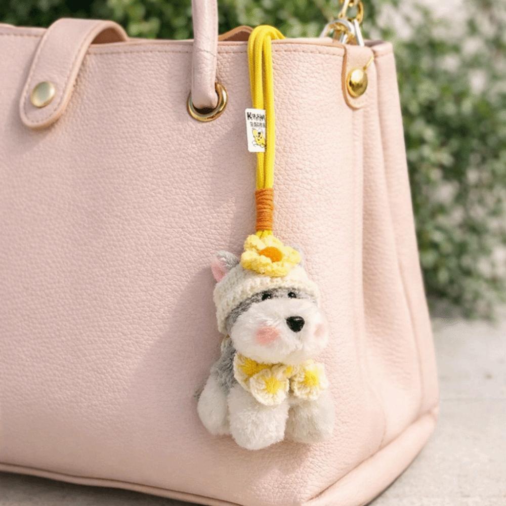 Multifunctional Bag Charm Cartoon Plush Puppy Bag Pendants Cute Bag Accessories  Cute Style