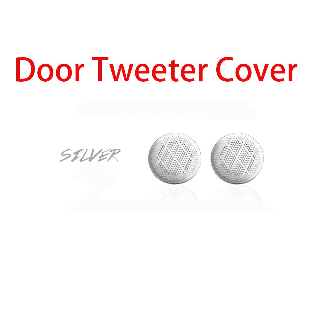 Car Stainless Steel Material Interior Door Tweeter Speaker Protective Covers For Genesis G80 RG3 -2025 LHD/RHD Accessories