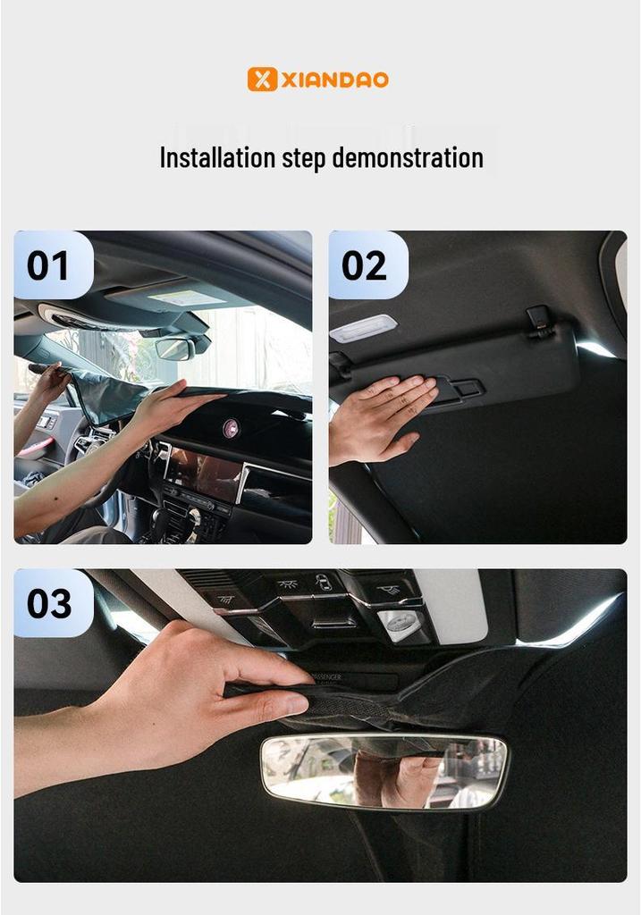 Custom-Fit Car Windshield Sunshade for Specific Models - Anti-Sun Exposure