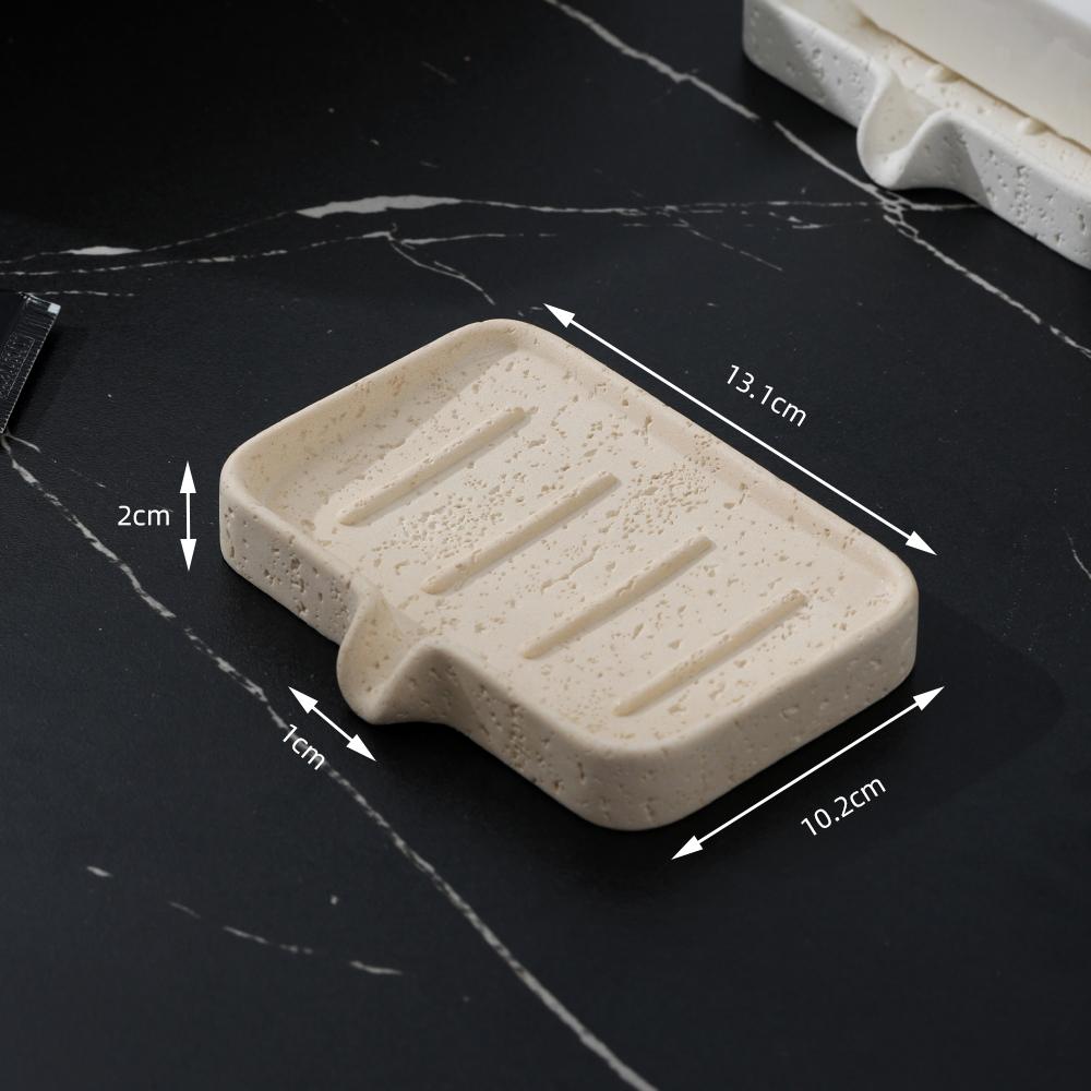 

1pcs Drain Soap Box Light Luxury Style High-end for Household Bathroom Storage Rack Bathroom Accessories Soap Dish Holder