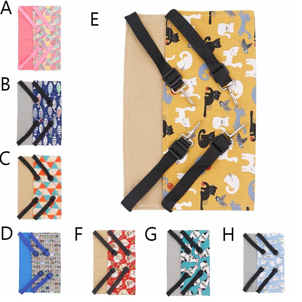 Guinea Pig Soft Reversible Breathable Washable Hanging Bed Cage Accessories Swing Chair Cat Hammock