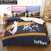 Haikyuu!! Bedding Set 3D Anime Polyester Quilt Cover Pillowcases Queen King For Boys Gift Volleyball Anime Duvet Cover Sets