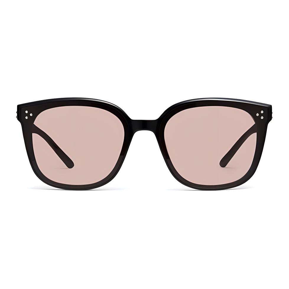 Gentle Monster Letter Logo Frame Square Sunglasses Unisex Sunglasses Black BY-01(OR)