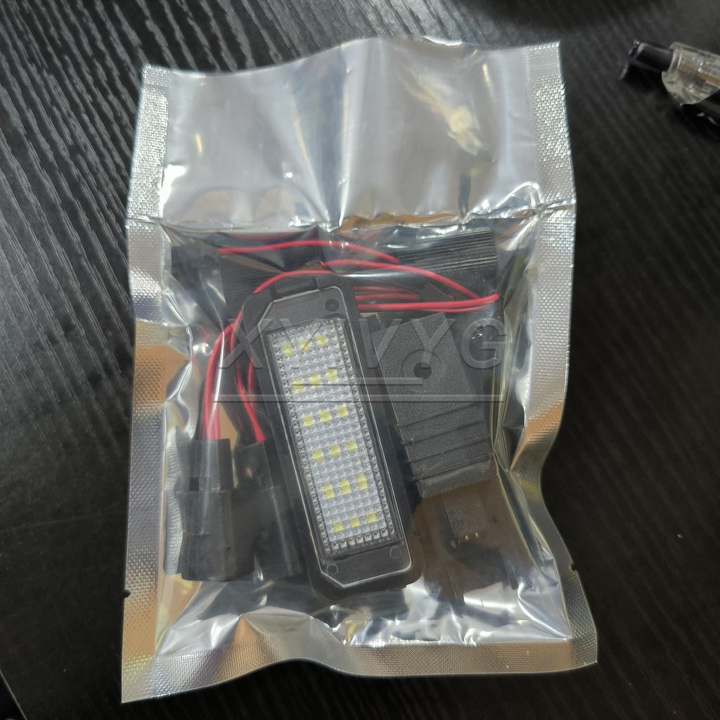 2pc LED Number License Plate Light For Bentley 06 Continental GT 08 Continental Flying Sp For Seat Exeo/ST 09~ Leon/Leon4 06 License Plate Lights 2
