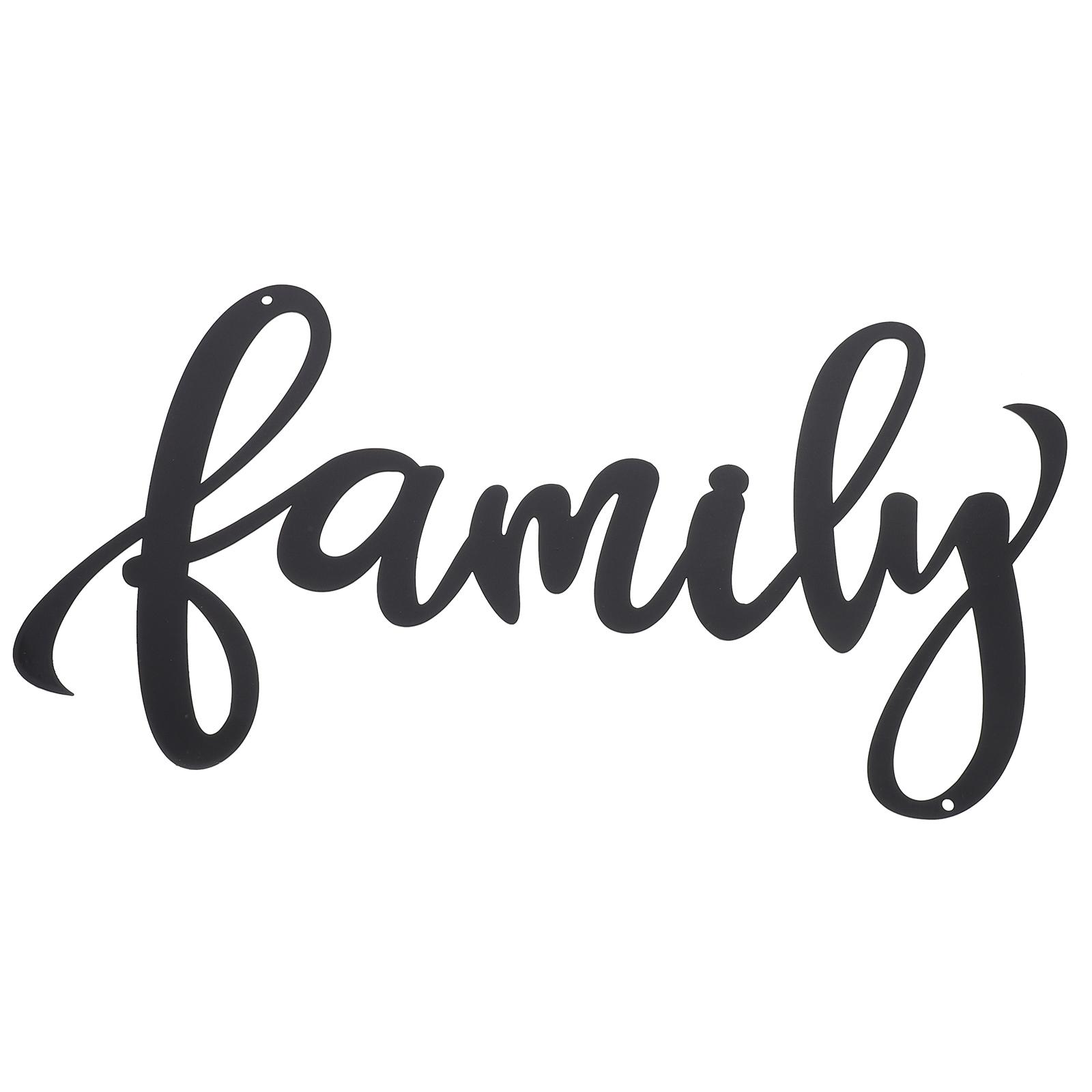 

Орнамент Декор Железная Буква Подвеска Буквы Знак Уникальный Настенный Фон Ремесло Металл для Дома Черное Украшение 44x22.8cm чёрный