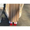 Used [SOUBIEN] Soubien Women's Sandals, Single Item, Red, White, Cherry Blossom