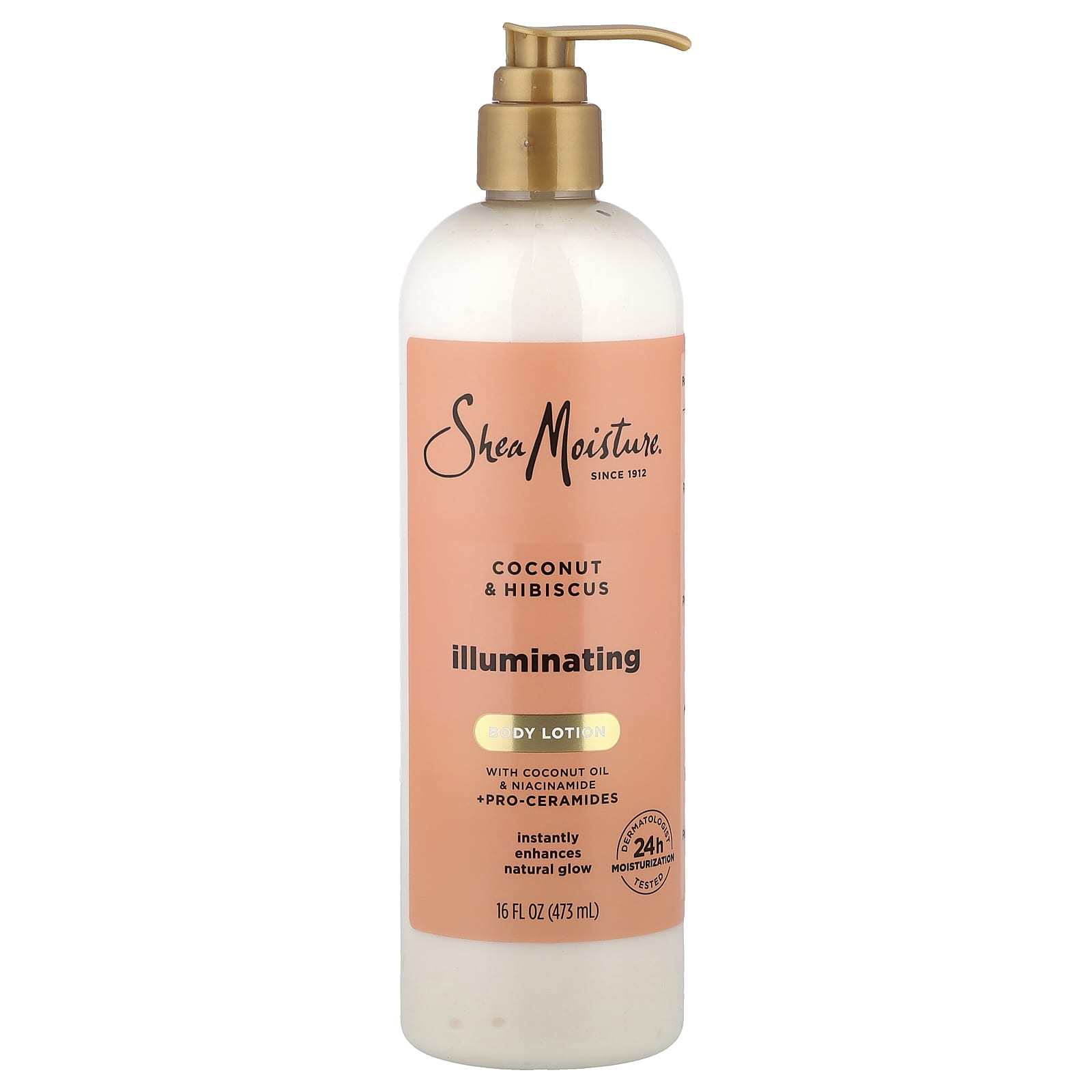 

SheaMoisture Сияющий лосьон для тела, Кокос и Гибискус, 473мл (16 жидких унций)