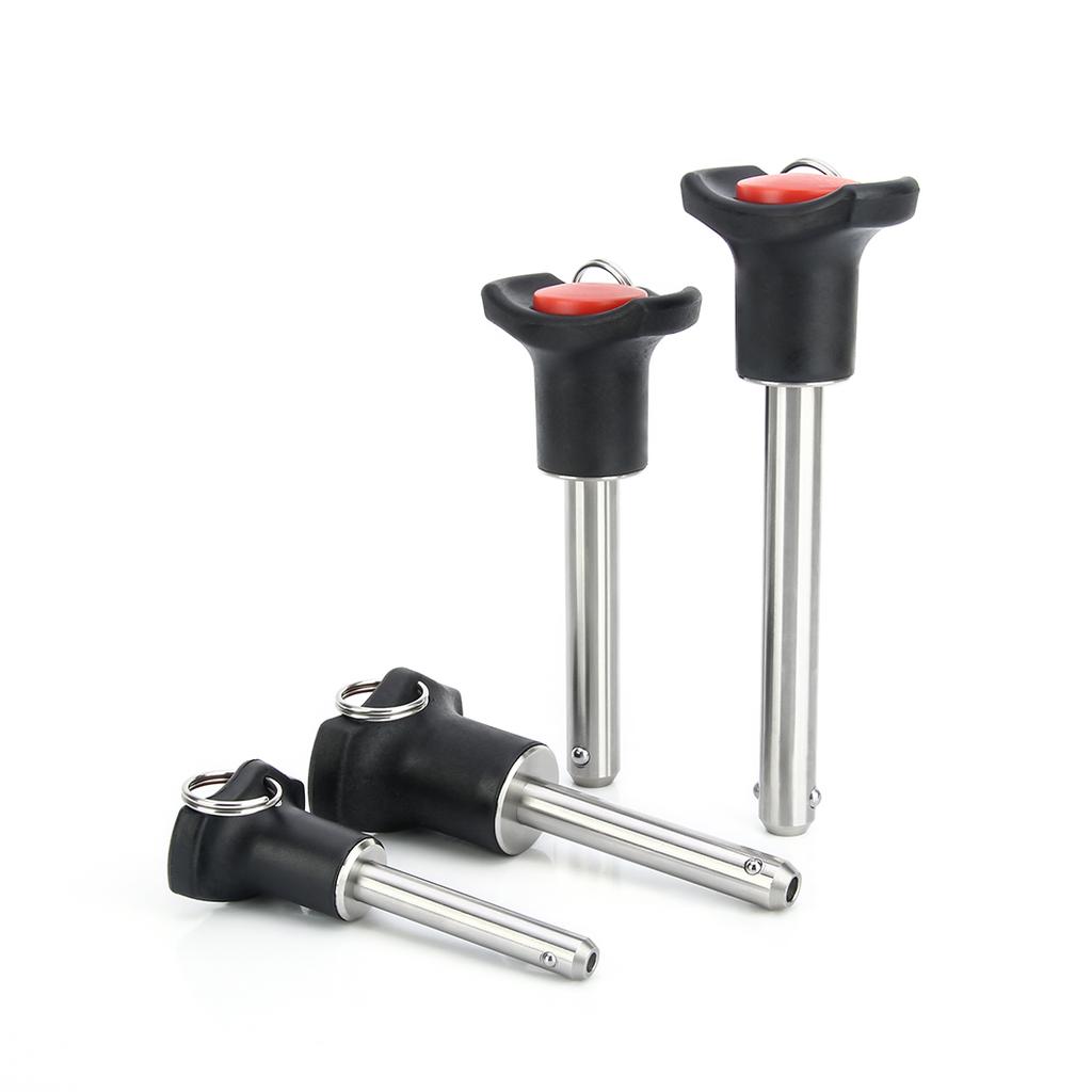 Button Type Quick Release Ball Head Locking Pin Resin Handle Quick Release Pin Safety Pin Positioning Pin With Rope