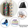 Plastic Bag Holder Printing High Capacity Multi-use Waterproof Elastic Mouth Closure Storage Washable Wall Mounted Grocery Bag Holder for Home