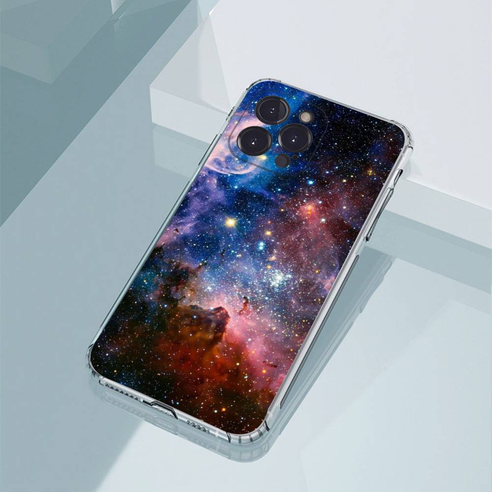 

Space For Galaxy Universe Phone Cases For iPhone17,16,15,14,13,12,11,Pro,Max,Plus Luxury Camera Protection Plastic iPhone17