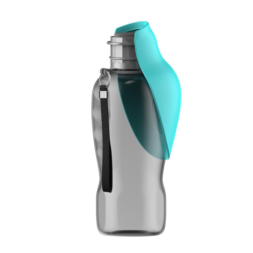 800ml Dog Travel Water Bottle – Leakproof Portable Pet Drinking Cup With Foldable Flip Lid, Large Collapsible Outdoor Walks