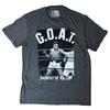 Muhammad Ali T-Shirt Grey Cotton G.O.A.T. Greatest Of All Time Boxing New Size L