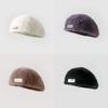 Winter Womens Plush Beret Cap For Women Winter Warm Prevent Wind Casual Fashion Accessory